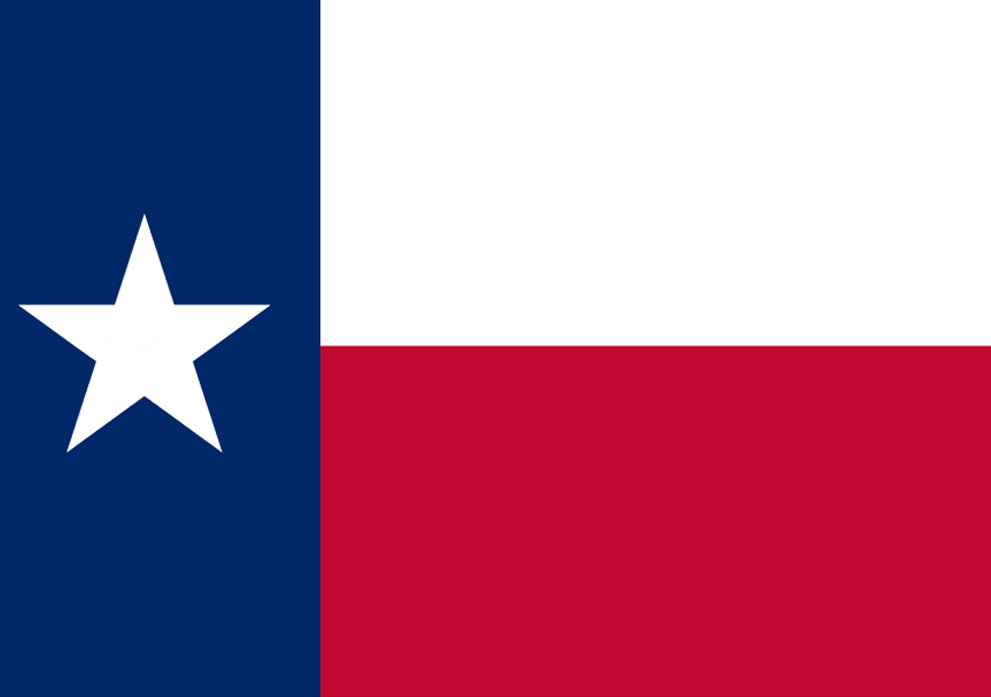 Texas state flag symbolizing Kinetic Builders Corp's service area and commitment to regional construction solutions.